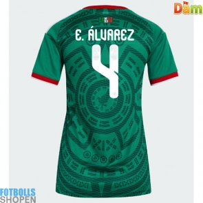 Billiga Mexiko Edson Alvarez #4 Hemmatröja Dam VM 2026 Kortärmad
